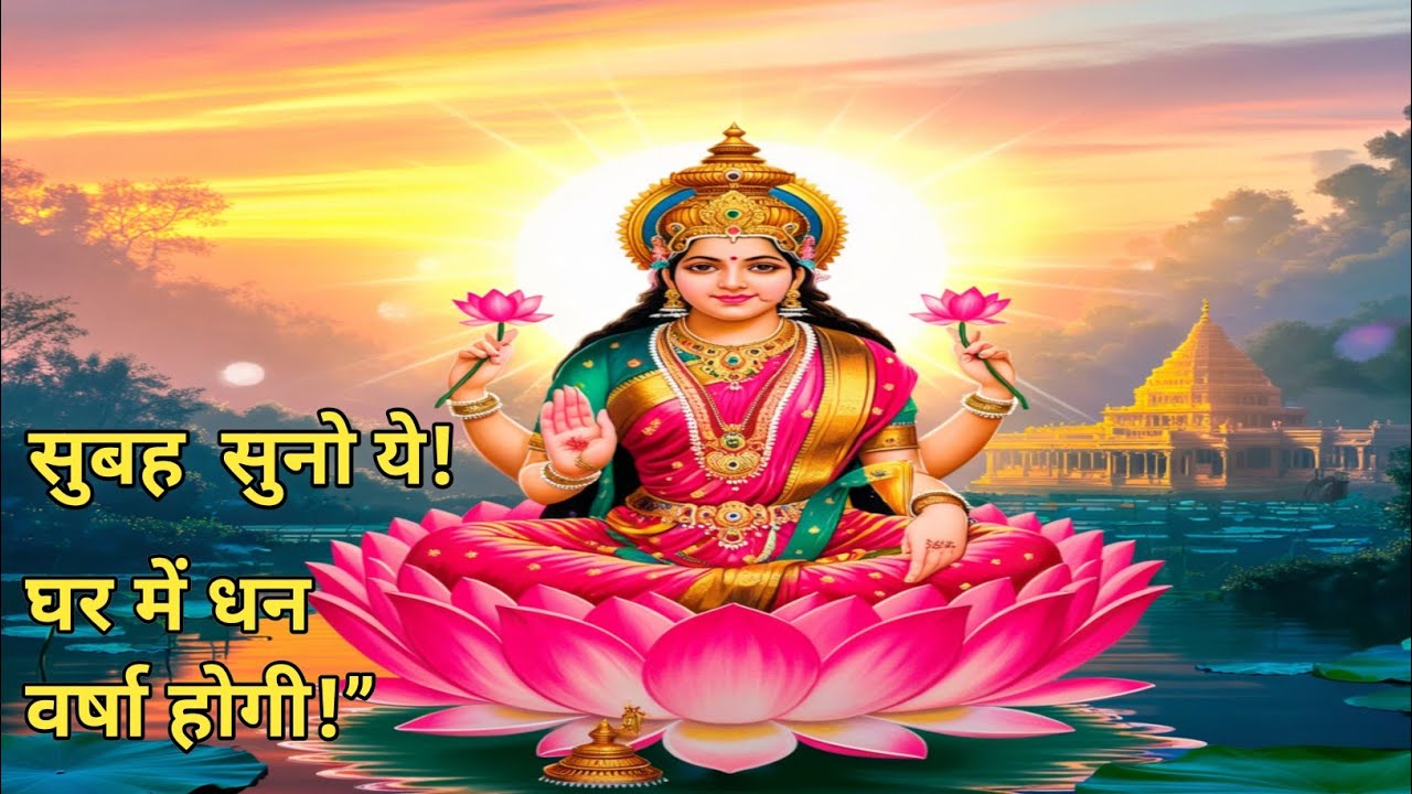 माँ लक्ष्मी 🌸 सुबह की दिव्य आरती | घर में सुख समृद्धि का आशीर्वाद | Priya Bhakti Bhav #laxmimata 