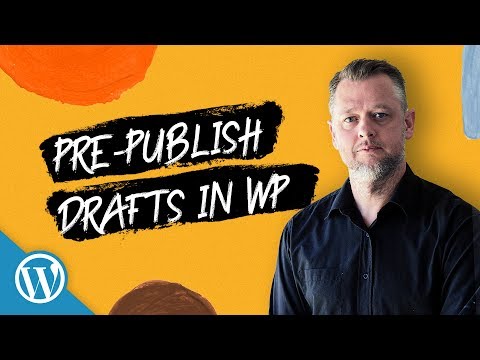 Beginners' Corner #09: WORDPRESS—Toggle Pre-Publish On/Off