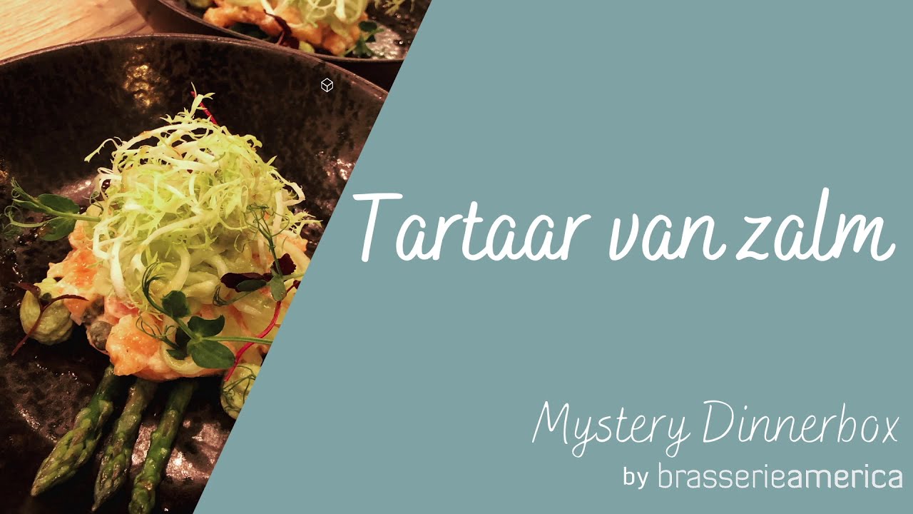 Zalmtartaar met avocadocreme