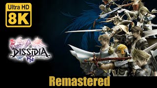 Final Fantasy Dissidia Opening 8K (Remastered with Neural Network AI)