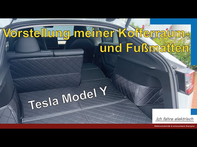 Welche Kofferraum- und Fußmatten nutze ich im Tesla Model Y