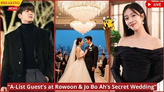 Inside Rowoon and Jo Bo Ah’s Secret Wedding – A-List Guests and Jaw-Dropping Expenses!