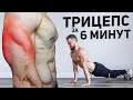 ПРОКАЧАЙ ТРИЦЕПС ЗА 6 МИНУТ (ТРЕНИРОВКА ДОМА)