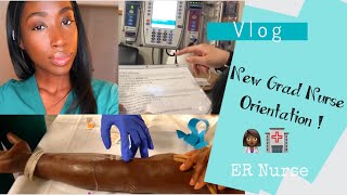 My New Grad Nurse Orientation Vlog !!!