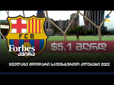ყველაზე მდიდარი საფეხბურთო კლუბები 2022 - #Forbesკვირა