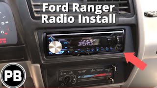 1989 - 1994 Ford Ranger Bluetooth Stereo Install | Pioneer DEH-X3900BT - YouTube | Ford Factory Radio Wiring Diagram For Pioneer | | YouTube