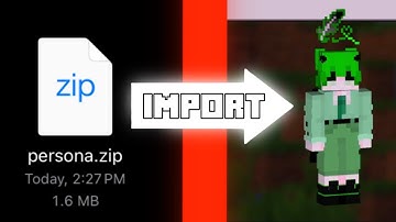 How to import 4D cosmetic skinpacks into Minecraft (MCPE) on iOS | Working February 2024!