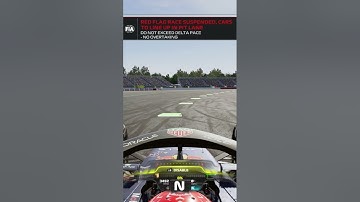 My first Red flag 🚩 In F1 23 🏁#f123 #redflag #sessionstopped #formulaone #f1