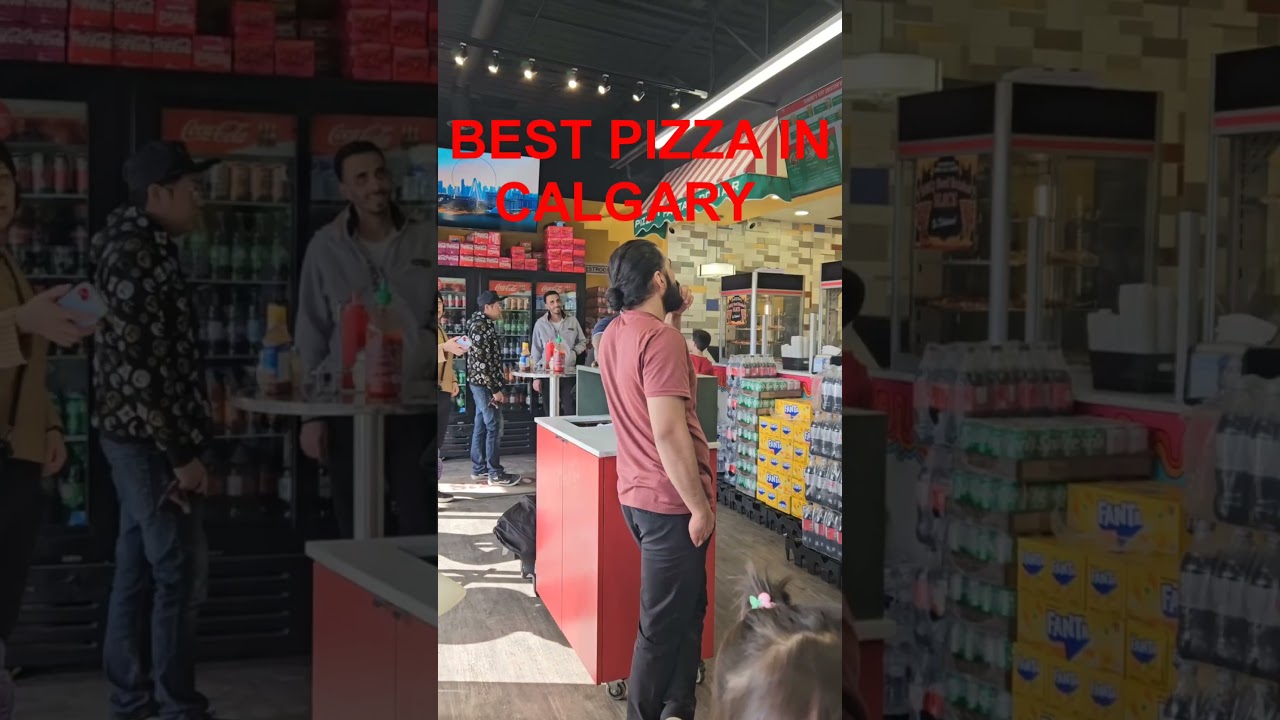 best pizza shop in CALGARY/pizza in calgary/line up for pizza/seniore's pizza