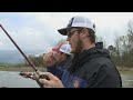 Mid Afternoon action from Lake Dardanelle and Collegiate Bass Fishing Open