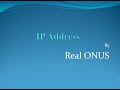 9.What is IP address? Full Explanation | Real ONUS #microsoft #azure # Real ONUS