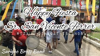 Fiesta Celebration Parade/Kuratsa/Cha-Cha/Disco | Surigao Brass Band