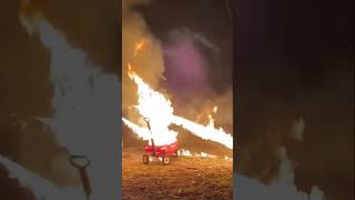 Lighting 200 fireworks at the same time