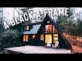 A Black A-Frame Airbnb Tour! | A-Frame Cabin!