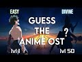 GUESS THE ANIME OST QUIZ CHALLENGE [EASY - DIVINE] - 50 Songs