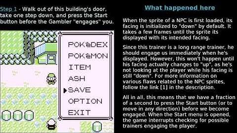 Inside the Mew Glitch (Pokemon Red / Blue)
