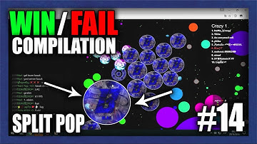 Agar.io & Alis.io WIN/FAIL COMPILATION #14 | SPLIT POP