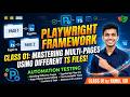 Playwright Framework Tutorial | Class 01: Mastering Multi-Pages Using Different TS Files! 🚀