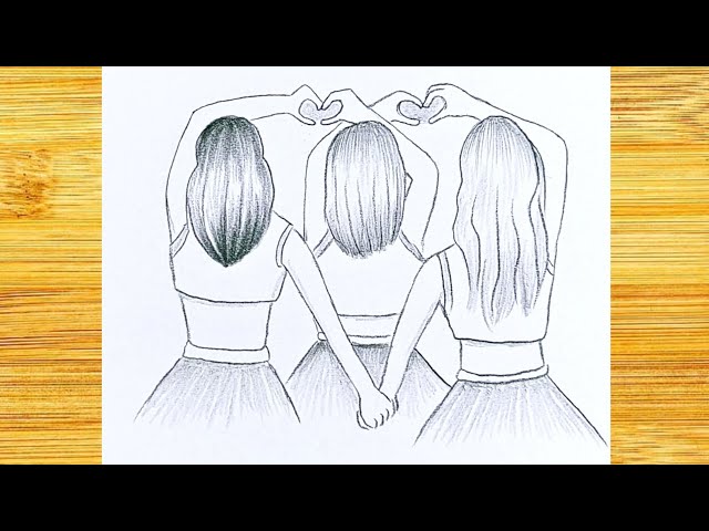 Discover more than 162 5 best friends drawing easy - seven.edu.vn