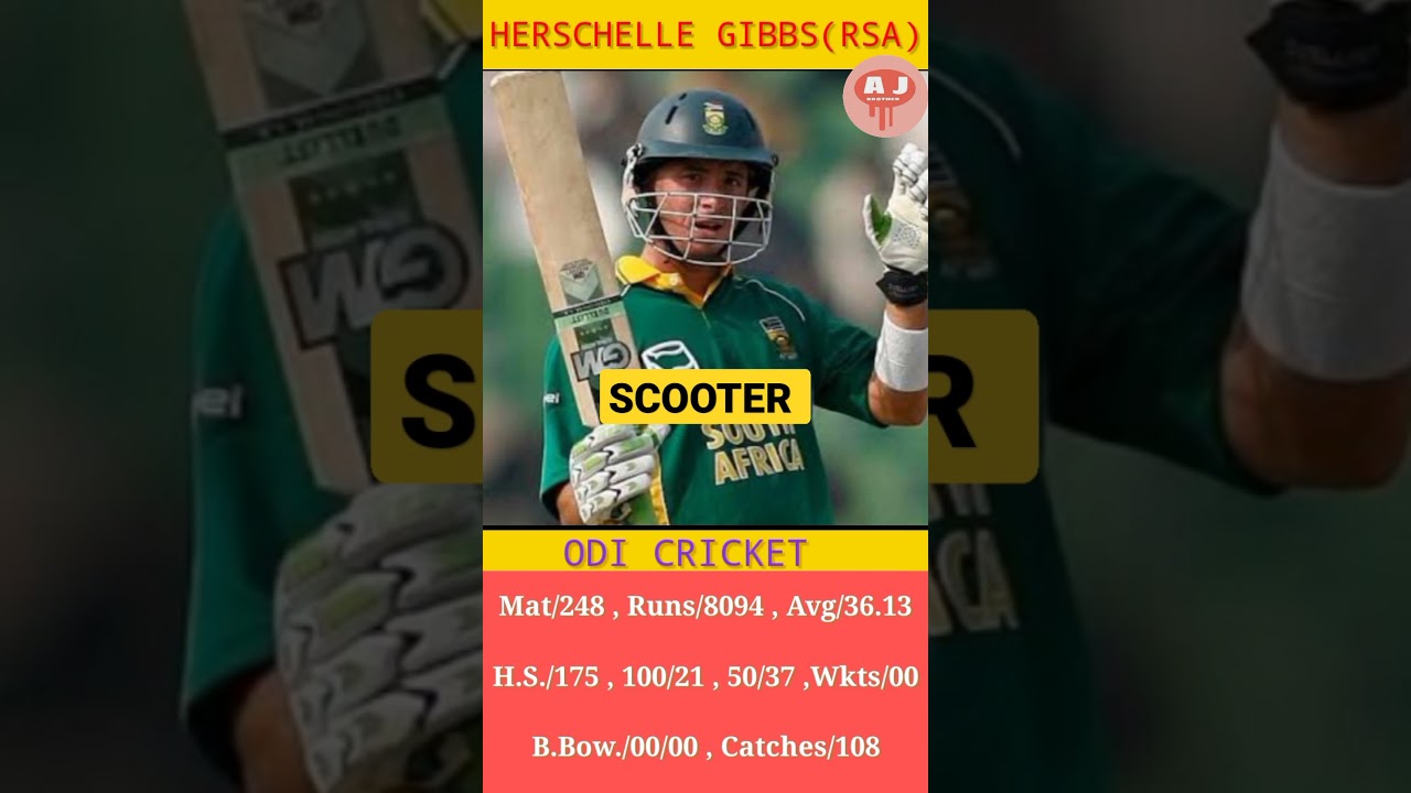 # SHORTS # CRICKET # HERSCHELLE GIBBS #