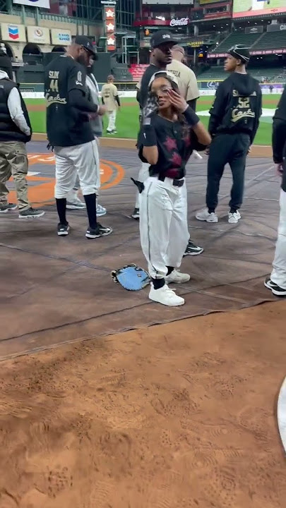 Marsai Martin Says Hi At the Cactus Jack Celebrity Softball Game | Billboard #Shorts