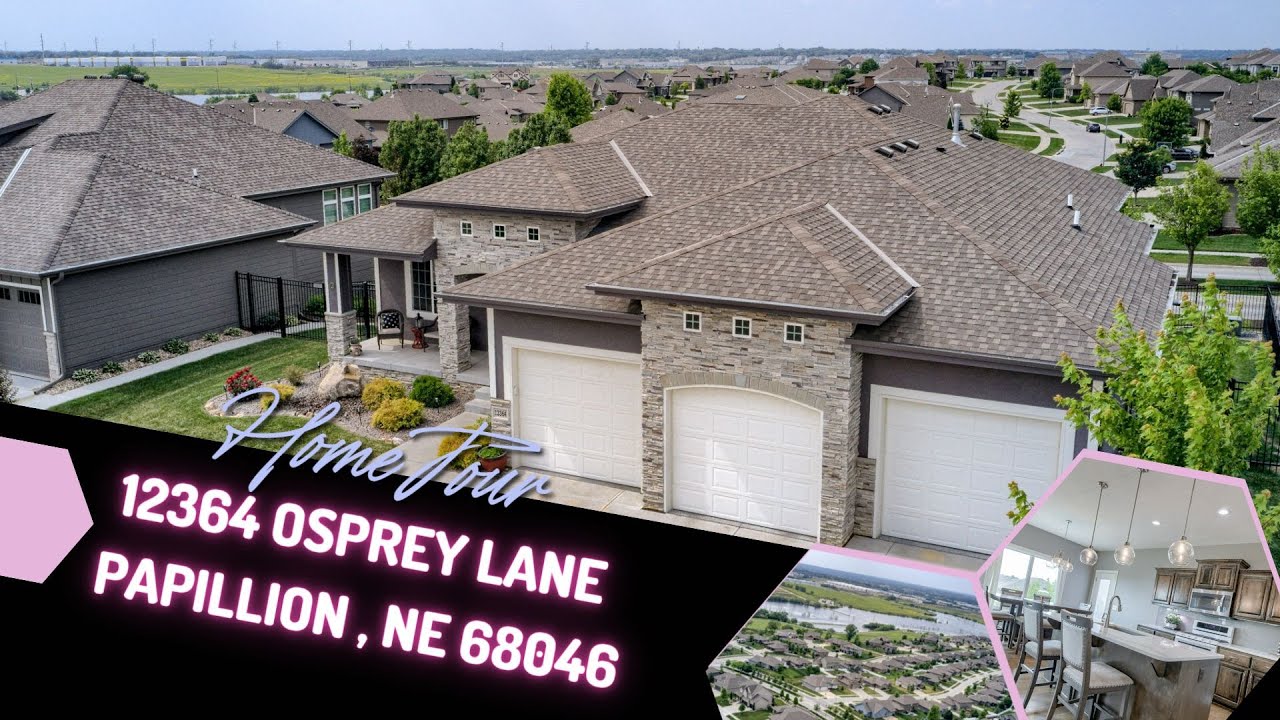 SOLD 12364 Osprey Lane, Papillion NE 68046 A Luxurious Ranch Home