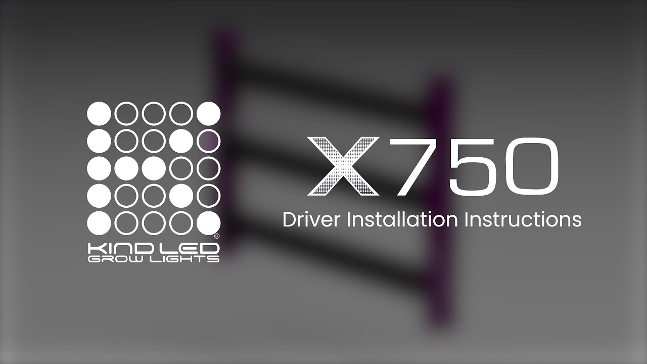 KIND LED X750 Driver Installation Instructions YouTube