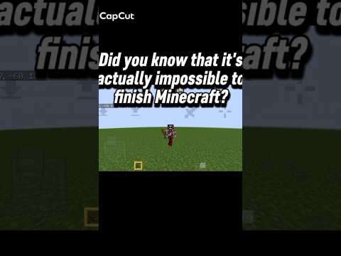 How to Beat Minecraft? (It's Actually Impossible!) #shorts #minecraft