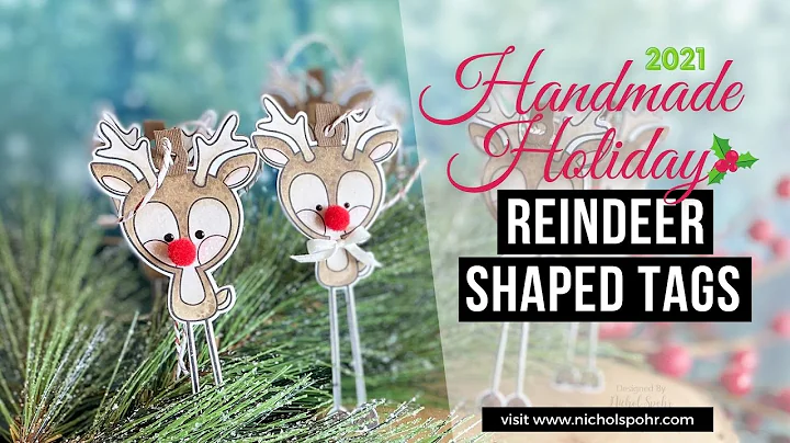 Handmade Holiday 2021 | Reindeer Shaped Gift Tags