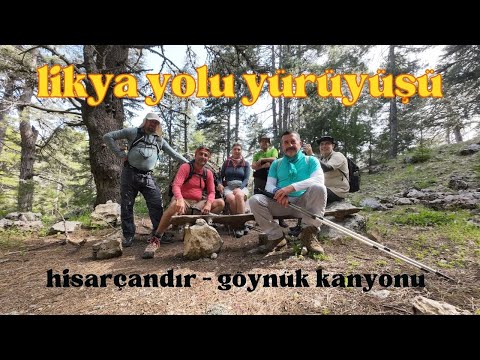Likya yolu yürüyüşü