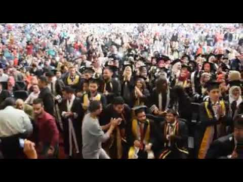 حفل تخرج الدفعة ٣٩ اعلام سوهاج واغنية وحياة قلبي و