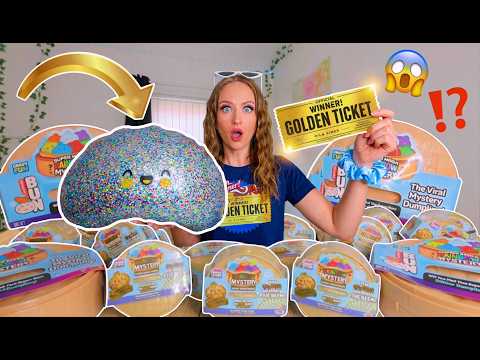 UNBOXING *VIRAL* MEGA JUMBO & GOLDEN TICKET MYSTERY DUMPLINGS!!🫢✨💎⁉️(WORLDS RAREST FIND OMG!!!😭)