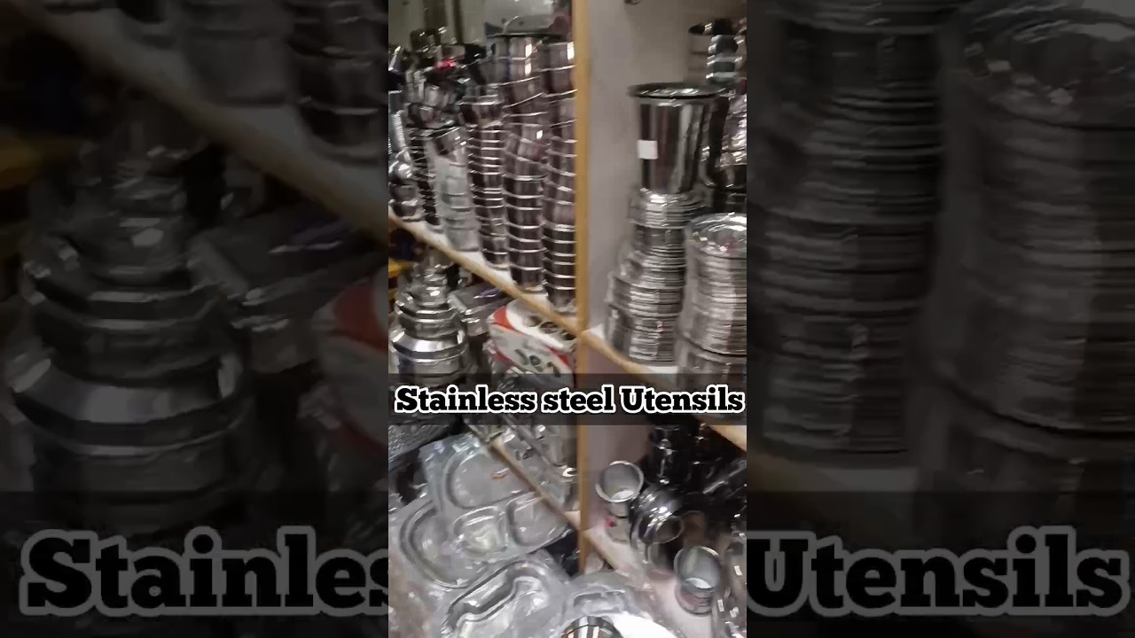 Banglore Wholesale Stainless Steel Market 