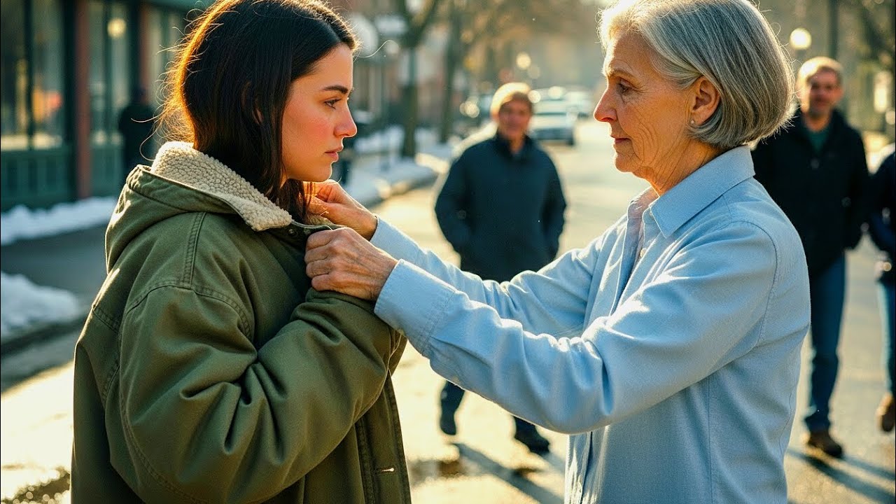 Old widow Gave Her Only Jacket to a Freezing Bikers Wife — What 100 Hells Angels Did Next...