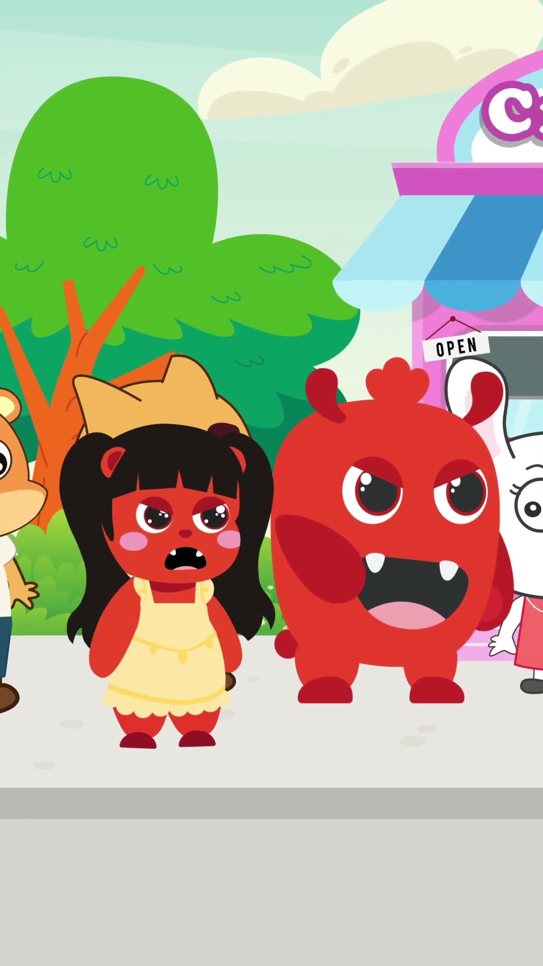 Hoạt hình tiếng Anh xếp hàng chờ đến lượt nào các bạn nhỏ ơi #shorts #cartoon