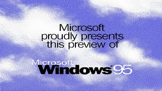 Microsoft Windows 95 Demo