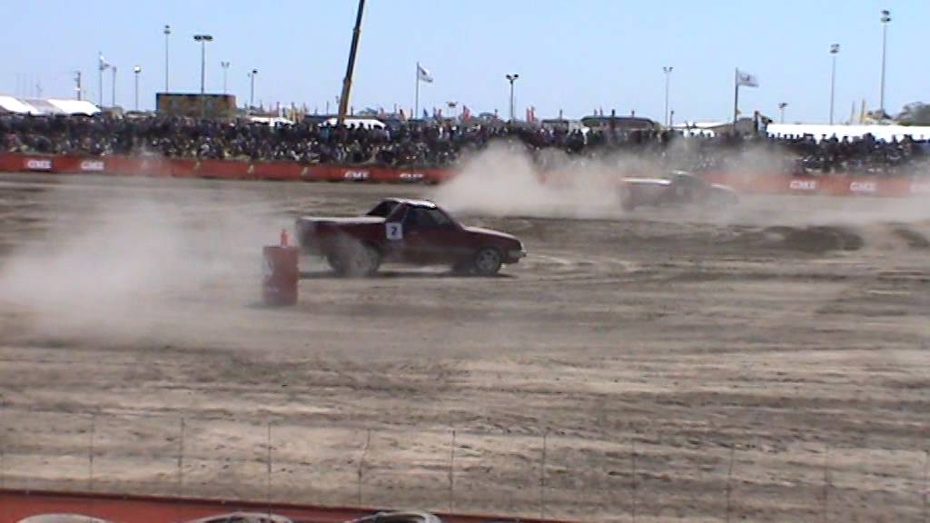 SUBARU VS HOLDEN UTE BARREL RACE DAY 2 AT DENI UTE MUSTER - YouTube
