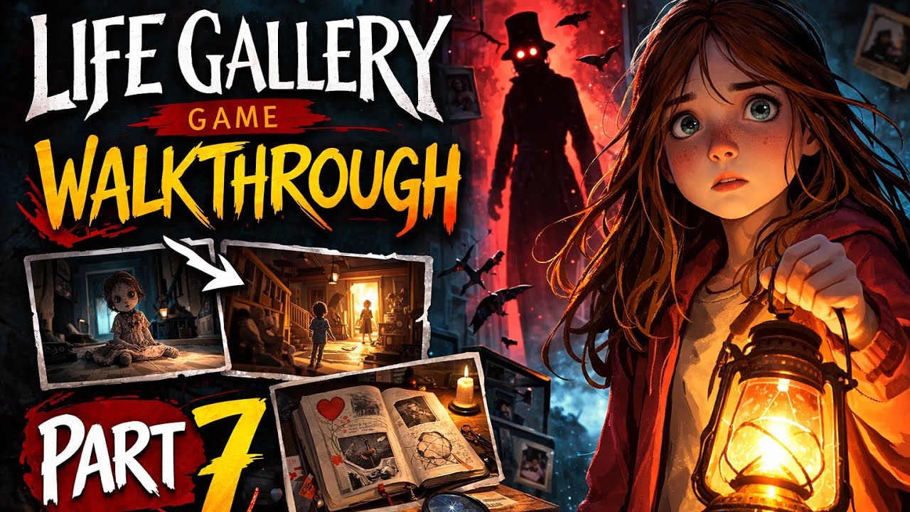 Life Gallery Game Walkthrough part 7 🖼️ #gaming #horror #trending #youtube #scary #viral #games #fun