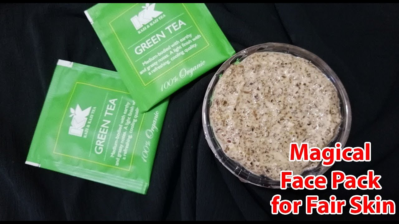 Get Crystal Clear Spotless Glowing skin ।। Magical Green Tea face Pack