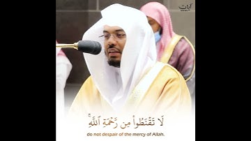 (لا تقنطوا من رحمة الله) ياسر الدوسري | حالات واتس قرآن كريم | Quran Karim - Yasser Al-Dossary
