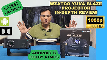 Latest Launch : 🔥🔥 Wzatco Yuva Blaze Projector Review ⚡⚡| Best Full HD Projector | Dolby Atmos