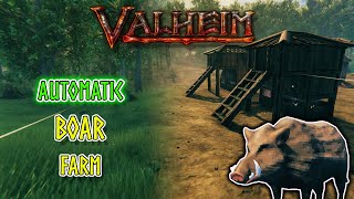 Automatic Boar Farm 🐗 | Valheim 2024