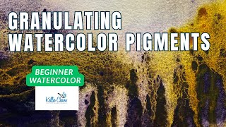 Amazing Watercolor Effect - Granulating Pigments - Part 2 screenshot 4