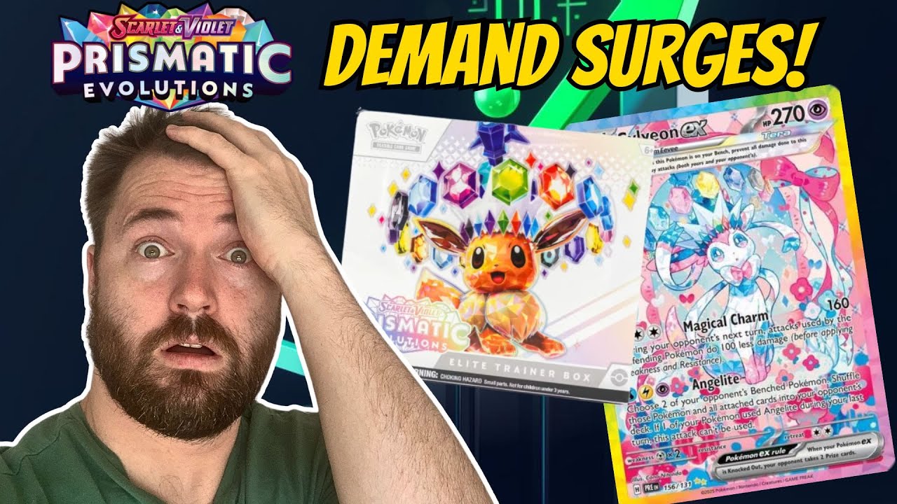 Спрос на книги серии Prismatic Evolution резко возрос по мере появления переизданий на прилавках ...