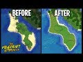 TRANSFORMING MY MINECRAFT ISLAND... *1.13.2* | The Minecraft Letsplay | #4