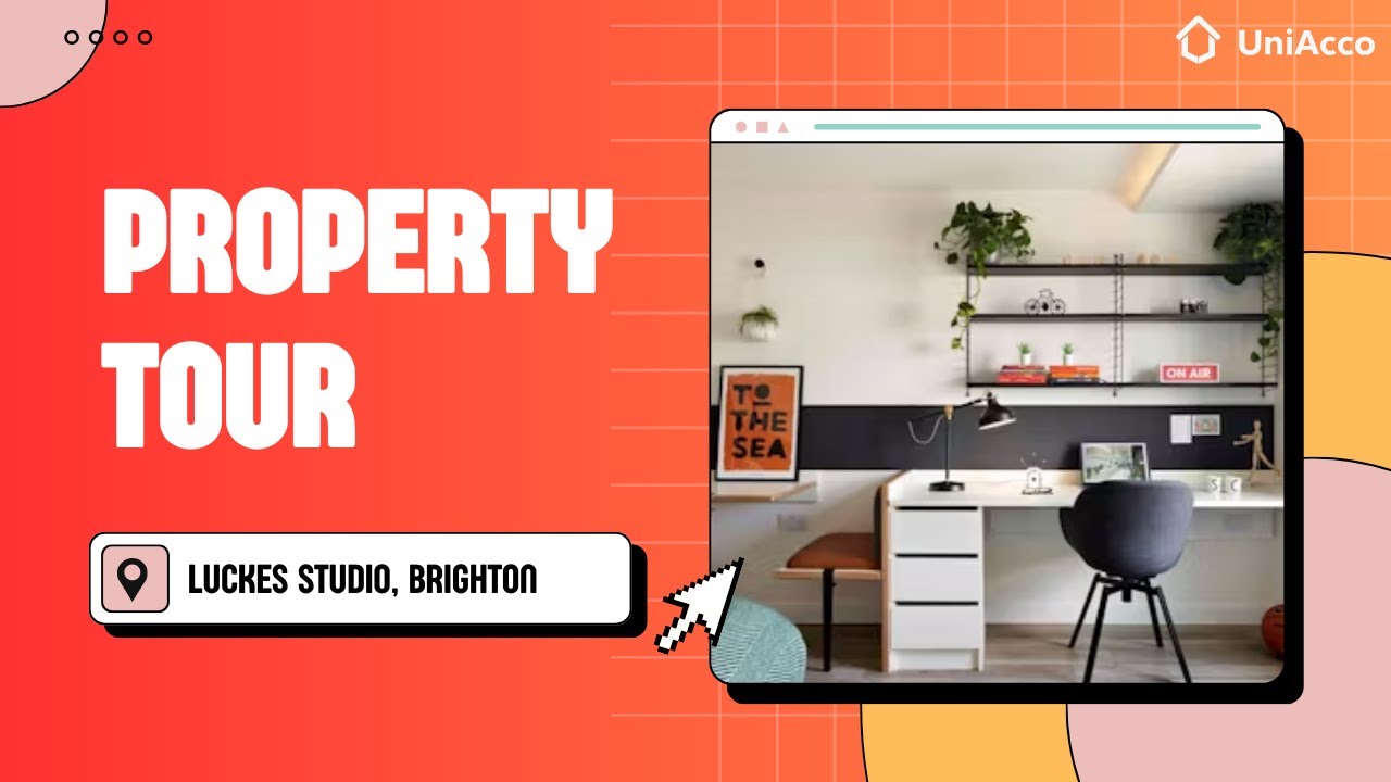 Luckes Studio Tour | Student Castle Brighton 🏠 | Luxury Private Studio Near Brighton Uni 😍