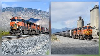 Solid Sets of Dash 9s Down Tehachapi Pass 4/1/26