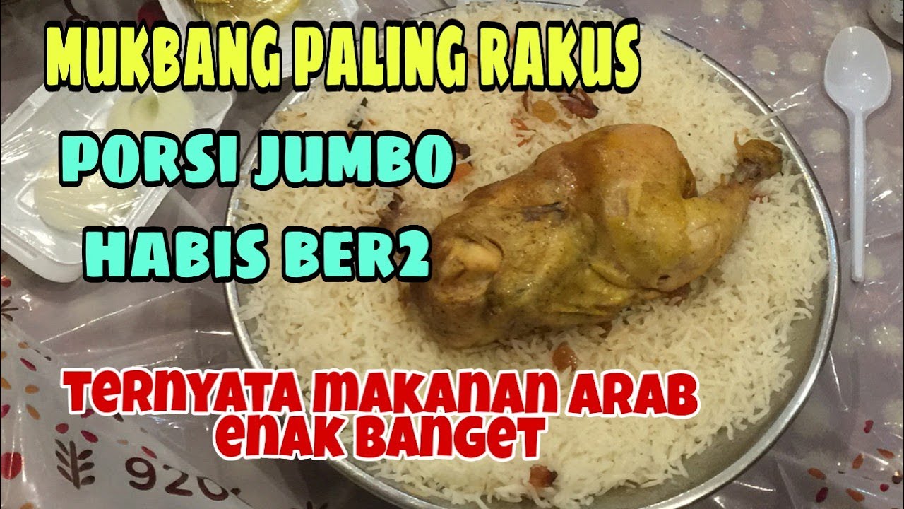 MUKBANG MAKANAN ARAB PALING RAKUS//مطعم الرومنسيه/ 