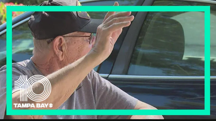 97-year-old World War II veteran surprised with drive-by birthday parade