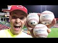 Snagging THREE HOME RUN BALLS at Great American Ball Park!!!